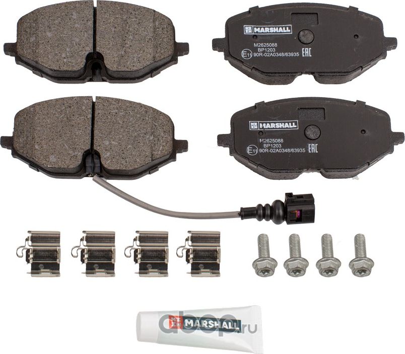 Торм. колодки дисковые передн. Skoda Octavia IV (A8) 19- (M2625088) (Marshall). Артикул M2625088