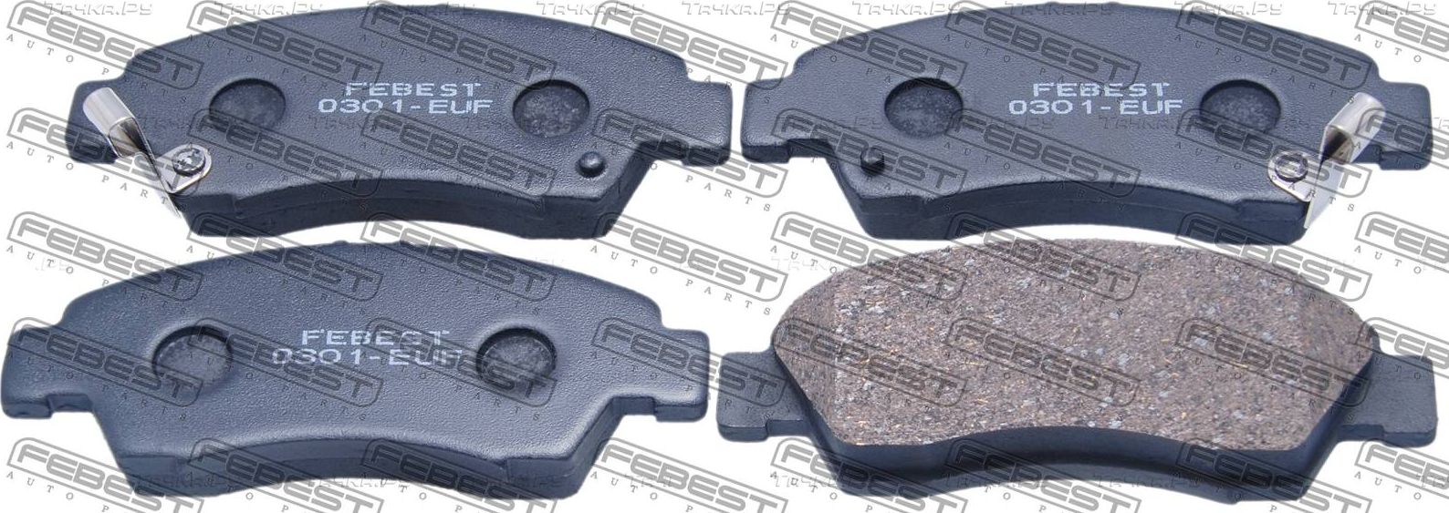 Тормозные колодки Febest передние для Honda Logo 1999-2000. Артикул 0301-EUF