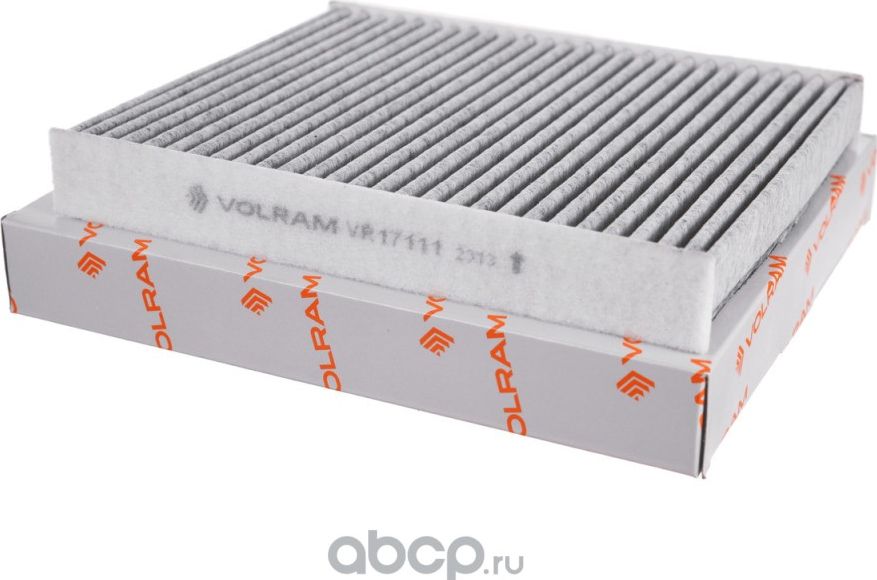 ФИЛЬТР САЛОННЫЙ TOYOTA CAMRY VIII 2.5-3.5 17-/RAV 4 V 2.0-2.5 18- MAZDA УГОЛЬН (Volram). Артикул VR17111