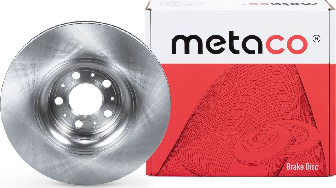Диск тормозной передний вентилируемый (Metaco). Артикул 3050134