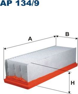 Воздушный фильтр Filtron для Renault Duster I 2011-2020. Артикул AP 134/9