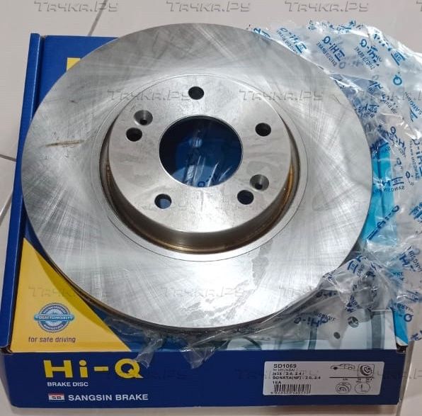 Тормозной диск Sangsin Hi-Q передний для Hyundai Tucson I 2004-2010. Артикул SD1069