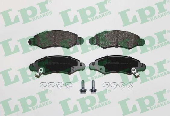 Тормозные колодки LPR передние для Suzuki Ignis II (HR) 2003-2008. Артикул 05P1280