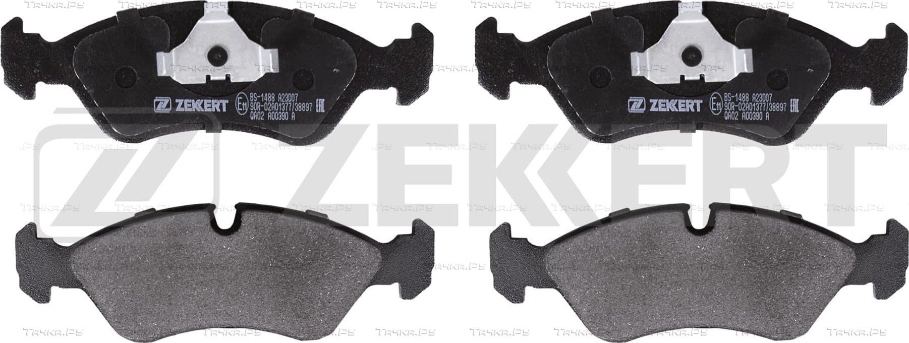 Тормозные колодки Zekkert передние для Chevrolet Lanos I 2005-2010. Артикул BS-1488
