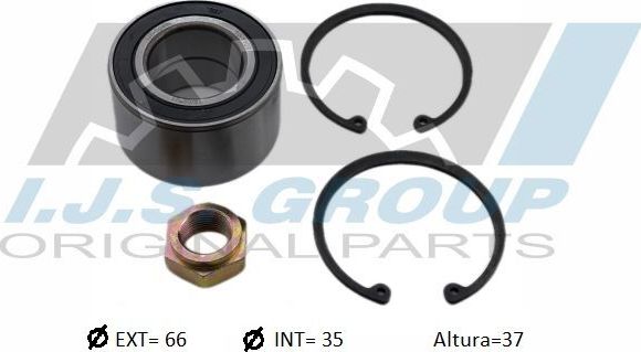 Ступичный подшипник (комплект) IJS Group. Артикул 10-1103