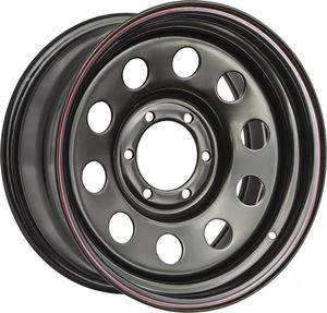 Колёсный диск OFF-ROAD Wheels усиленный стальной черный 6x114,3 8xR17 d66 ET0 для Nissan Navara D40 3,0TD 2004-2016. Артикул 1780-61466BL-0