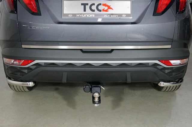 Фаркоп ТСС оцинкованный под американский квадрат для Kia Sportage V 2022-2026. Артикул TCU00283