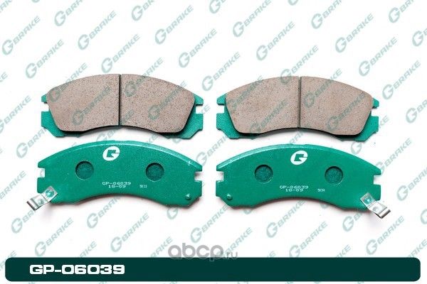 Колодки тормозные (G-Brake). Артикул GP06039
