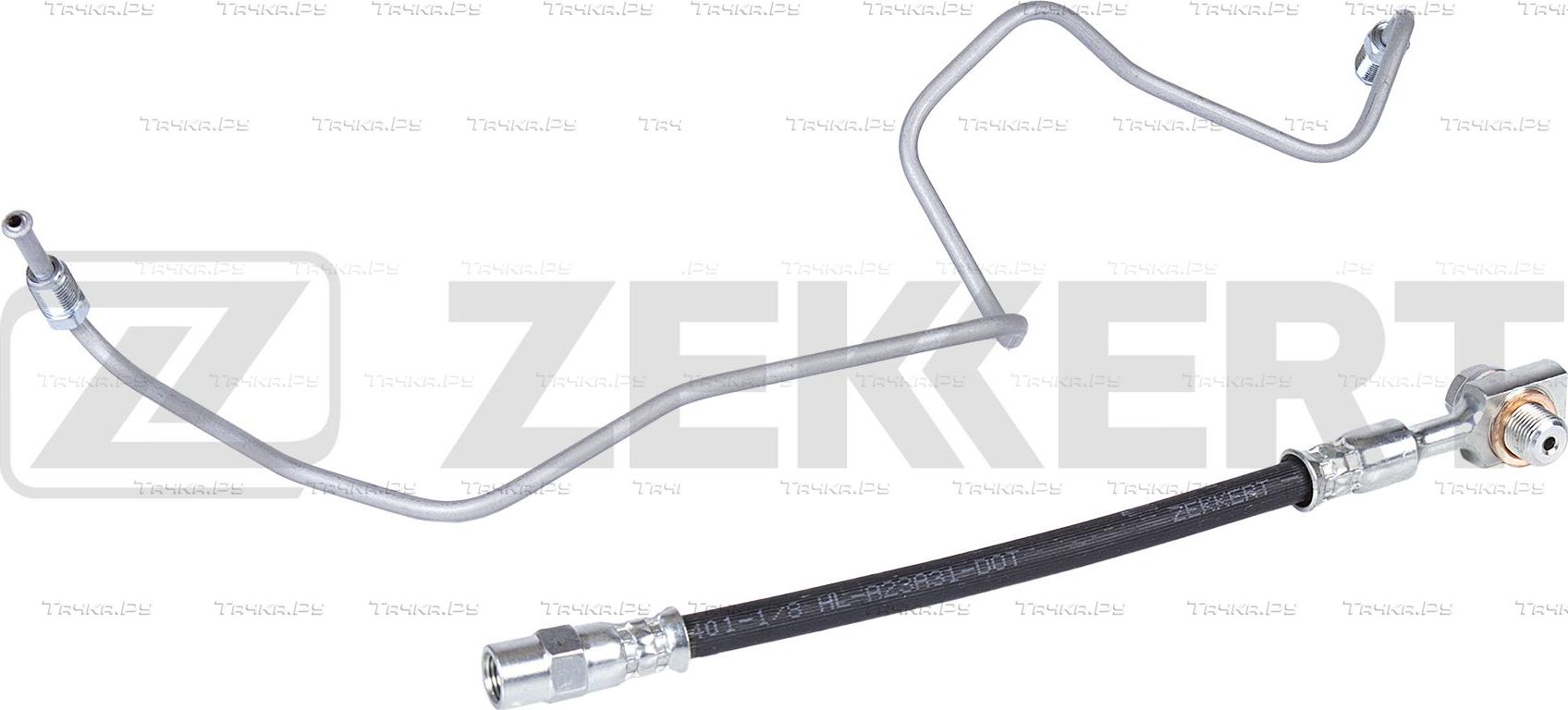 Тормозной шланг Zekkert задний левый внешний для Skoda Octavia Tour 1996-2010. Артикул BS-9239