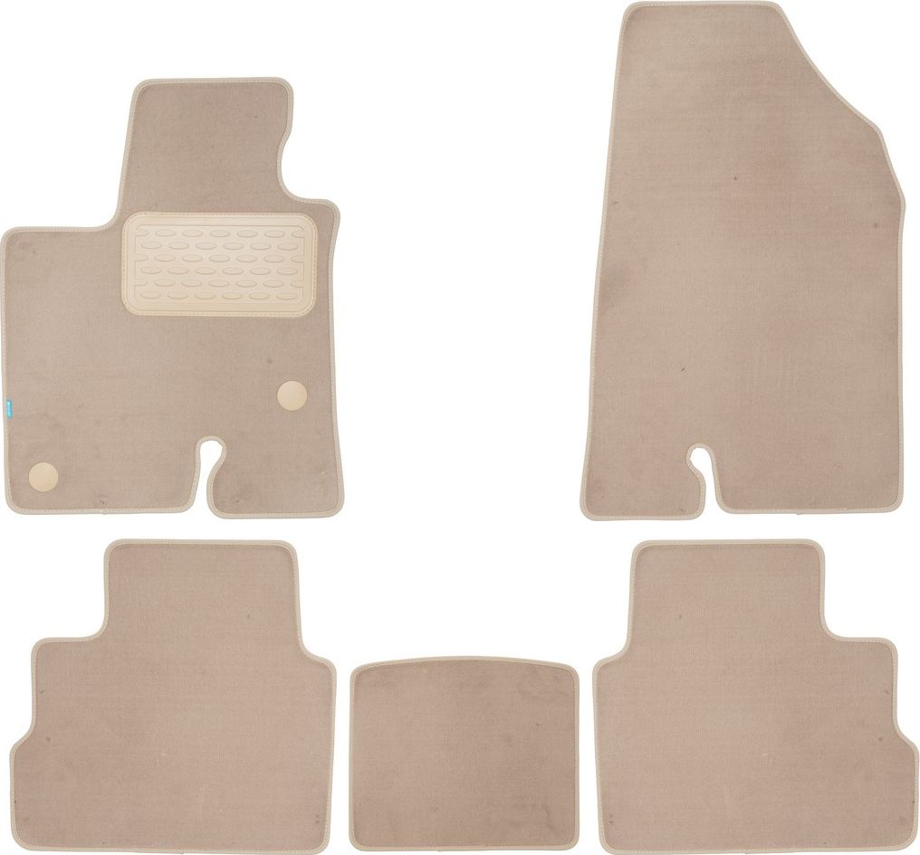 Коврики текстильные Klever Premium для салона Haval Dargo 2022-2026 Бежевые. Артикул KLEVER0409901822112kh