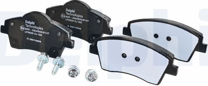 Тормозные колодки Delphi (Low-Metallic). Артикул LP3528