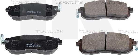 Тормозные колодки NK передние для Nissan Juke I 2010-2019. Артикул 222270