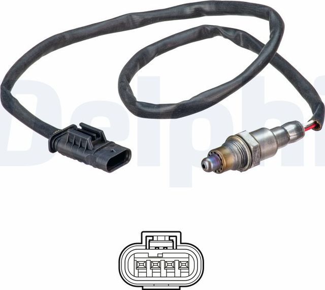 Лямбда-зонд (кислородный датчик) Delphi для BMW X4 II (G02) 2018-2026. Артикул ES21198-12B1