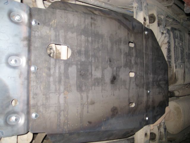 Защита алюминиевая Alfeco для АКПП и РК Toyota Land Cruiser 100 J10 1998-2007. Артикул ALF.24.47al