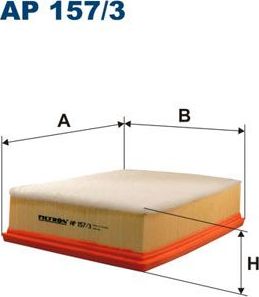 Воздушный фильтр Filtron. Артикул AP 157/3