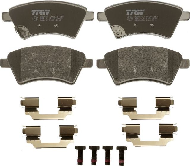 Тормозные колодки TRW COTEC передние для Fiat Sedici 2006-2014. Артикул GDB1673