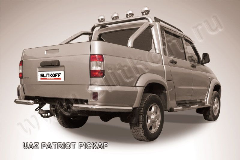 Защита Slitkoff задняя d57 уголки для УАЗ Pickup 2007-2014. Артикул UPpic009