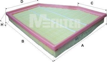 Воздушный фильтр MFilter для Alpina B5 E60/61 2005-2010. Артикул K 791