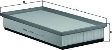 Воздушный фильтр Mahle-Knecht. Артикул LX 2024/1