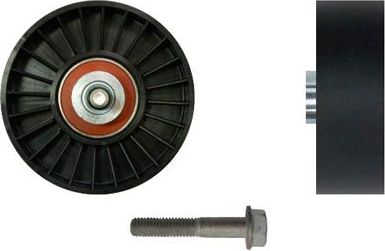 Направляющий (ведущий) ролик приводного поликлинового ремня Denckermann (полимерный материал) для Lancia Thesis 2002-2009. Артикул P314016