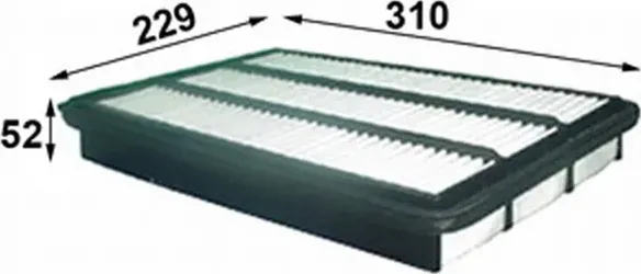 Фильтр воздушный TOYOTA LAND CRUISER PRADO 3.0 2009 - по наст. время  TOYOTA LAND CRUISER PRADO 2.7  (Azumi). Артикул a21194