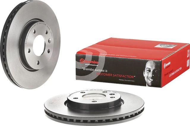 Тормозной диск Brembo UV Coated передний для Vauxhall Zafira C 2013-2018. Артикул 09.B356.11