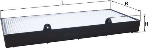 Салонный фильтр Mahle. Артикул LA 1400