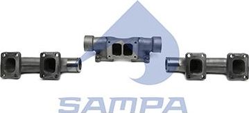 Выпускной коллектор Sampa для Volvo  FM9 2001-2005. Артикул 037.451