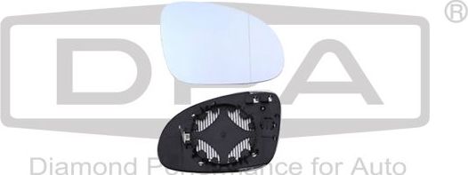 Зеркальное стекло бокового зеркала DPA правое для Volkswagen Jetta VI 2013-2019. Артикул 88571201902