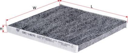 Салонный фильтр Sakura. Артикул CAC-14070