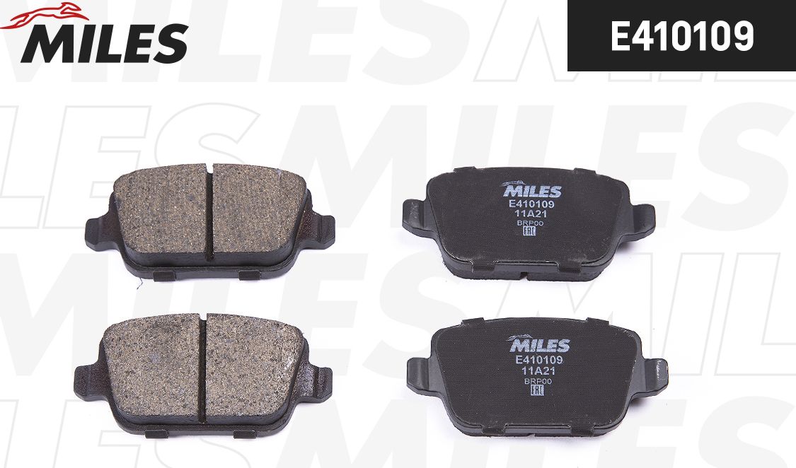 Тормозные колодки Miles (Low-Metallic). Артикул E410109