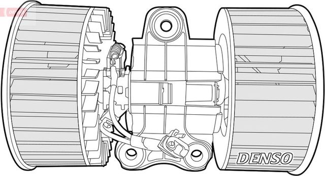 Вентилятор, мотор печки (отопителя) салона Denso. Артикул DEA05004