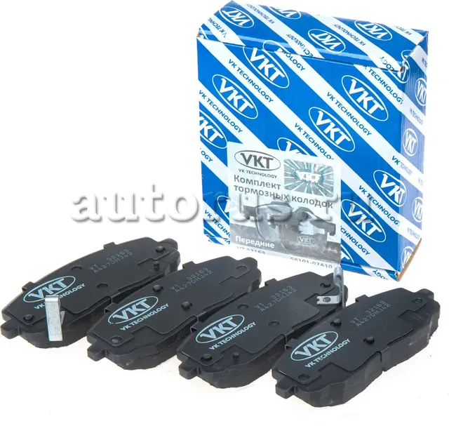 Колодки тормозные передние VK TECHNOLOGY VT 32163. Артикул VT 32163