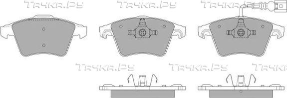 Тормозные колодки Fremax для Volkswagen Multivan T6 2015-2026. Артикул FBP-1366