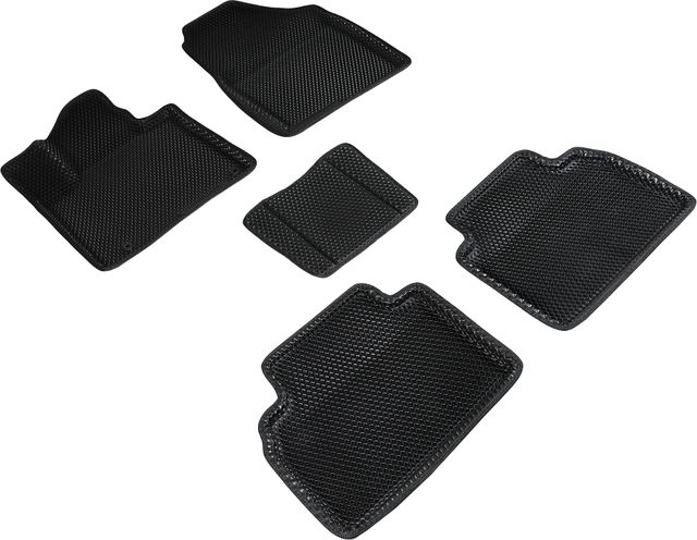 Коврики Seintex 3D EVA ромб для салона Hyundai Tucson IV 2021-2026 ЧЕРНЫЕ. Артикул 96500