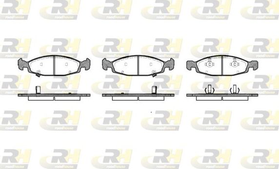 Тормозные колодки RoadHouse передние для Jeep Cherokee II (XJ) 1995-2001. Артикул 2736.02