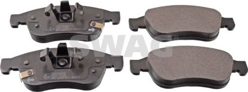 Тормозные колодки SWAG передние для Fiat 500X I 2014-2026. Артикул 33 10 0187