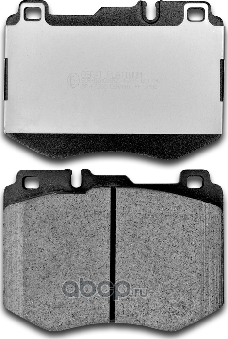 Тормозные колодки Gerat BP-F236C (передние) Ceramic Gerat. Артикул BPF236C