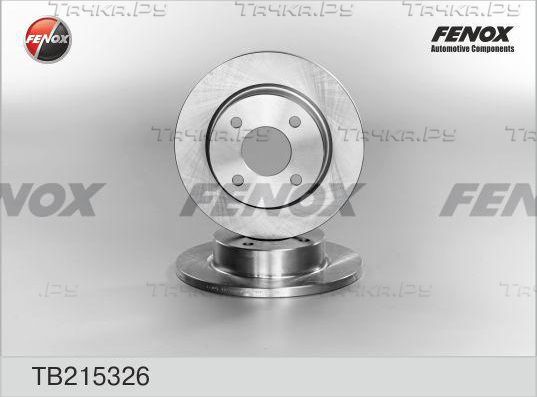 Тормозной диск Fenox. Артикул TB215326