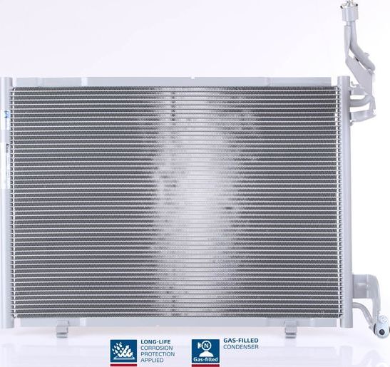 Радиатор кондиционера (конденсатор) Nissens (алюминий). Артикул 940525