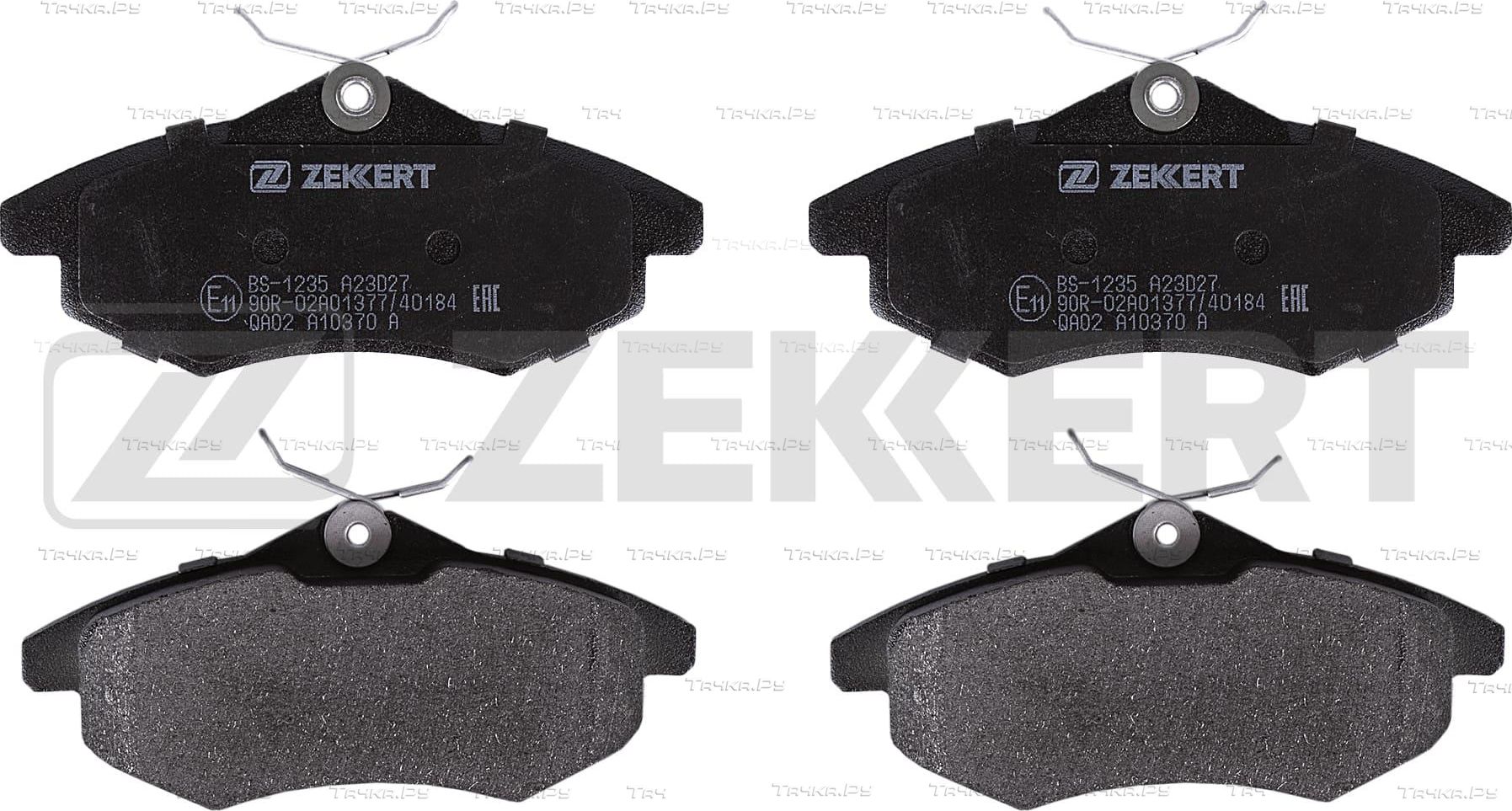 Тормозные колодки Zekkert передние для Citroen C3 I 2002-2010. Артикул BS-1235