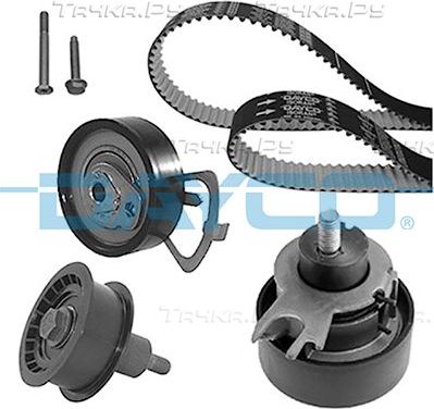 Ремень ГРМ с роликами (комплект) Dayco для Volkswagen Polo V 2009-2014. Артикул KTB1235