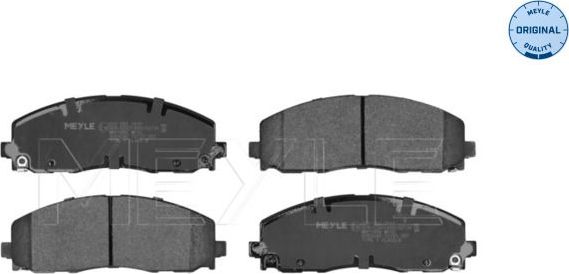 Тормозные колодки Meyle Original передние для Chrysler Grand Voyager V 2011-2026. Артикул 025 253 7919