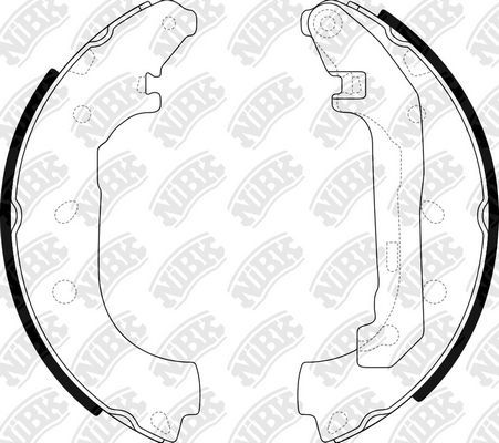 Тормозные колодки NiBK. Артикул FN3427