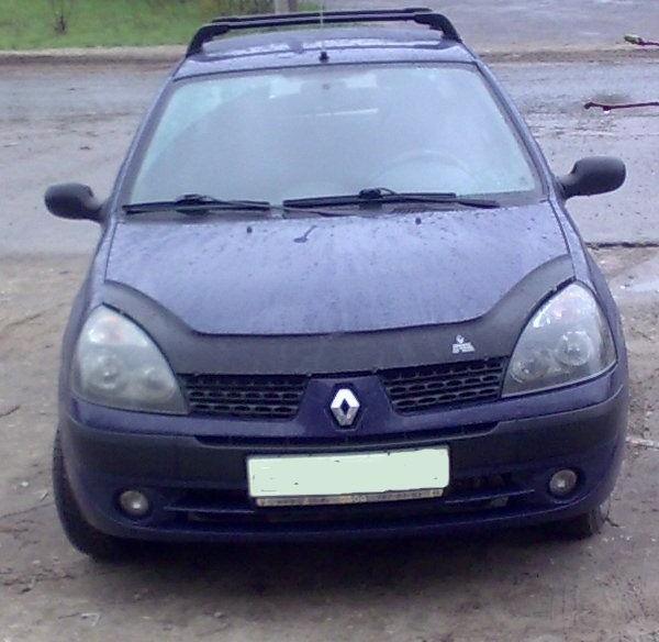 Дефлектор VT52 для капота Renault Clio II 2002-2008. Артикул RL04VT