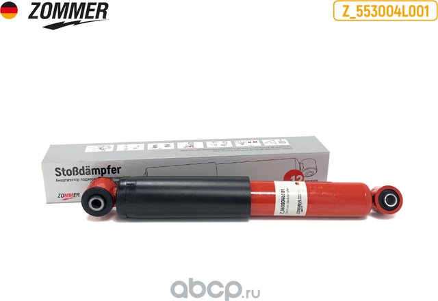 АМОРТИЗАТОР ПОДВЕСКИ HYUNDAI SOLARIS (С 2010 Г.В.) ЗАДНИЙ ГАЗОМАСЛЯНЫЙ (Zommer). Артикул Z553004L001