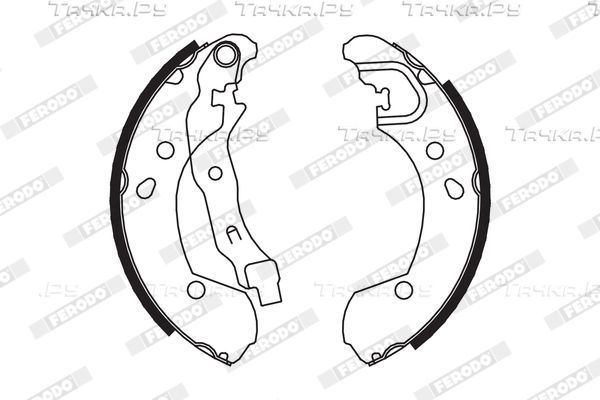 Тормозные колодки Ferodo Premier задние для Nissan Micra K12 2003-2010. Артикул FSB649