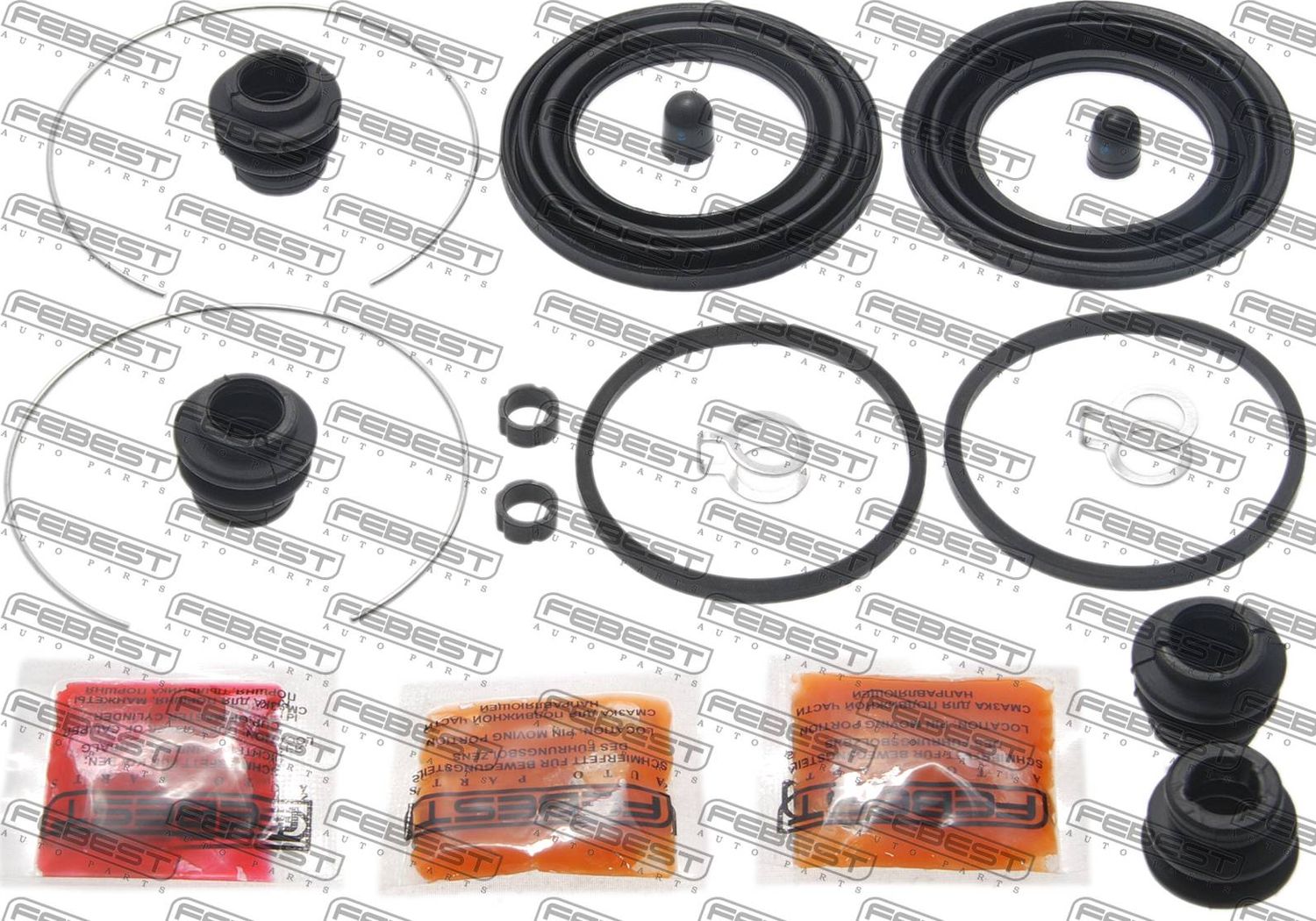 Ремкомплект тормозного суппорта Febest. Артикул 0175-NCP90F