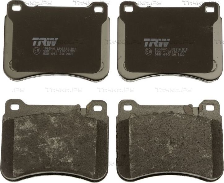 Тормозные колодки TRW COTEC. Артикул GDB1693