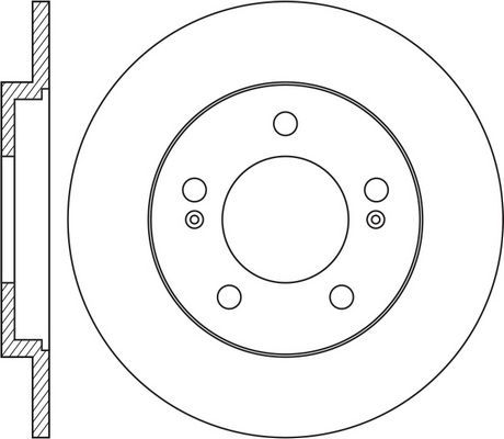 Тормозной диск NiBK. Артикул RN2086